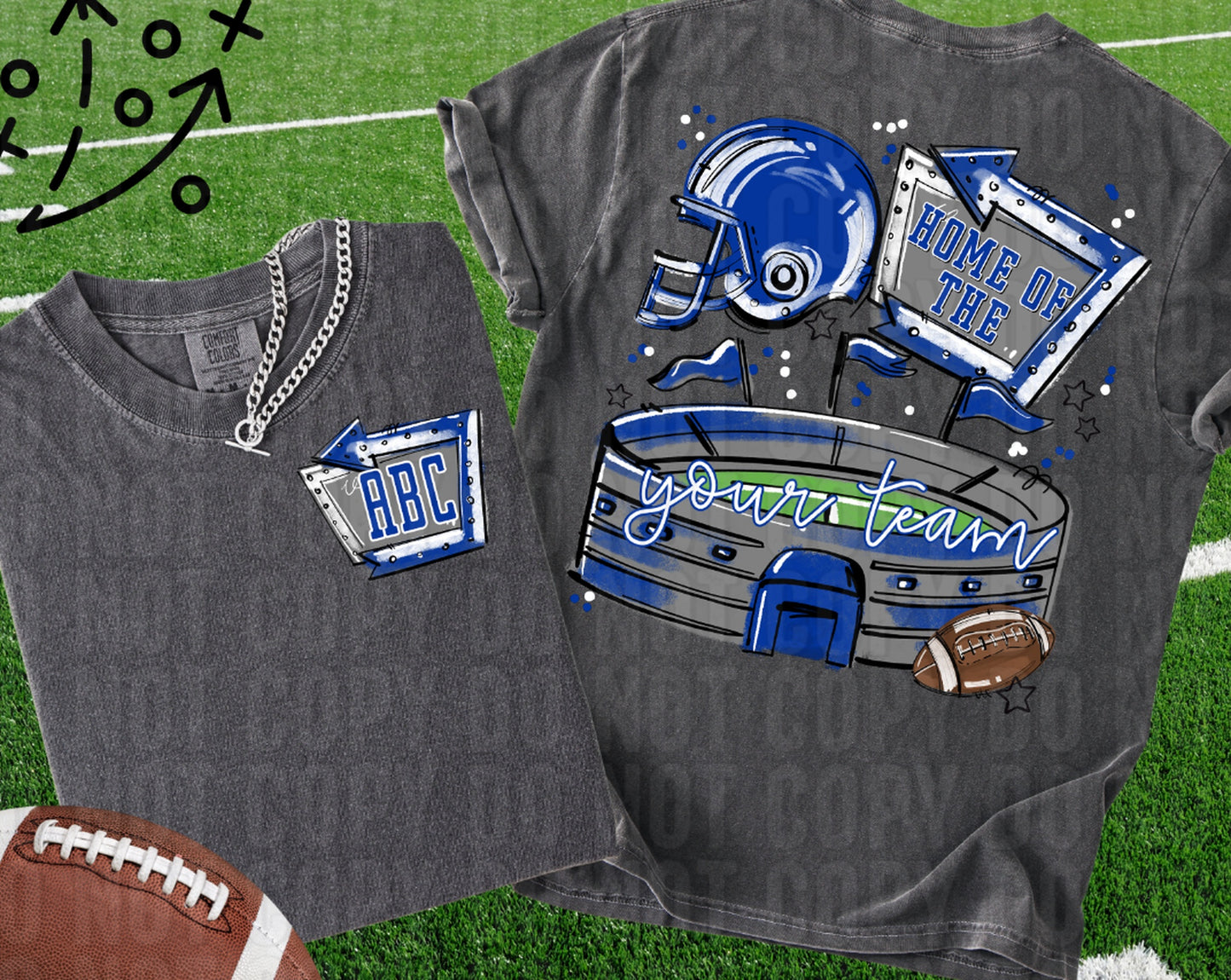 Home Of The Stadium+Pocket Custom DTF Transfer