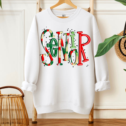 Senior Christmas DTF Transfer