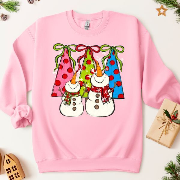 Snowman Christmas DTF Transfer