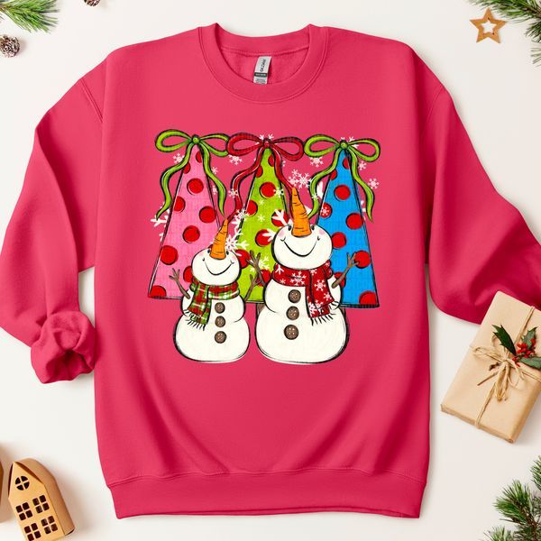 Snowman Christmas DTF Transfer