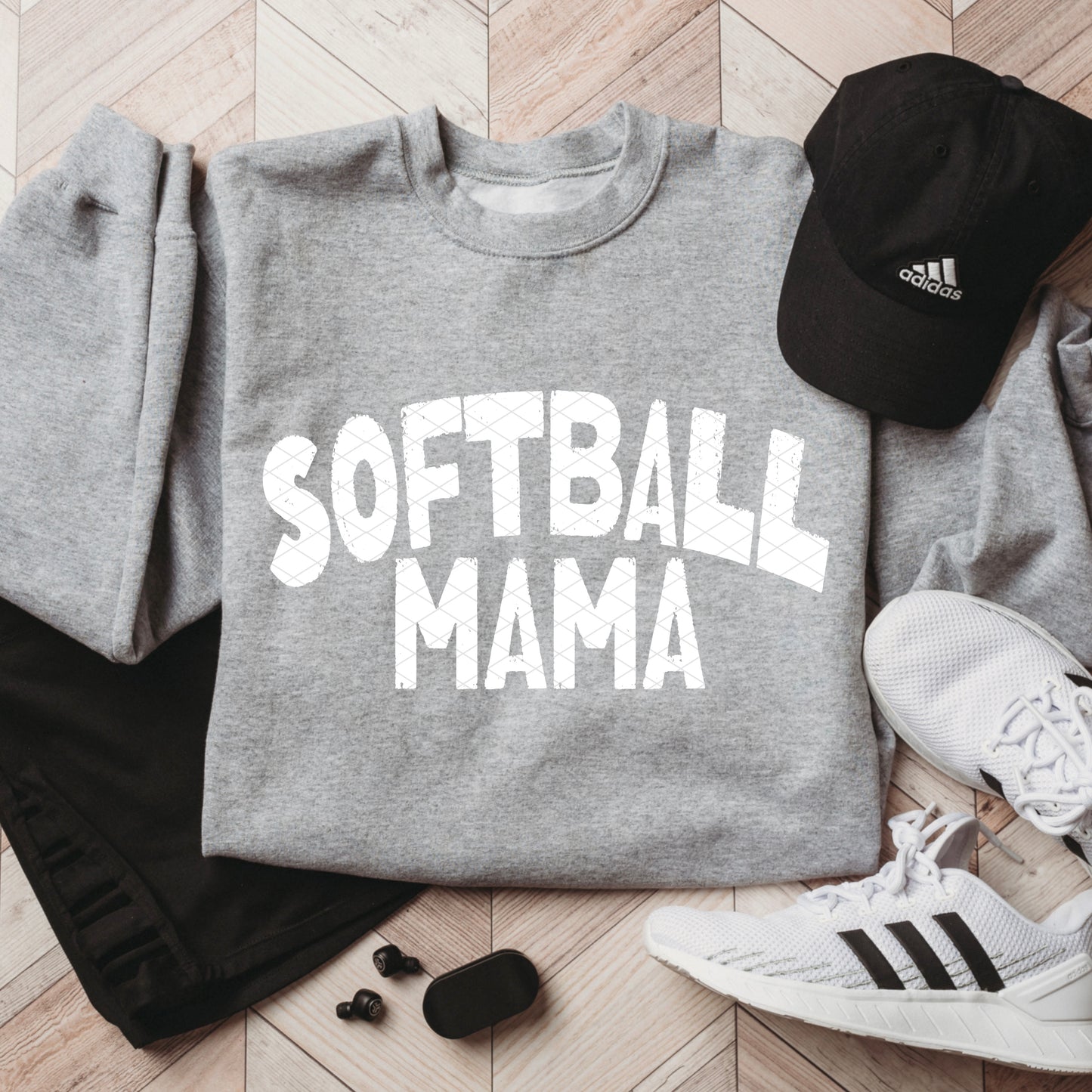 Softball Mama White Font DTF Transfer
