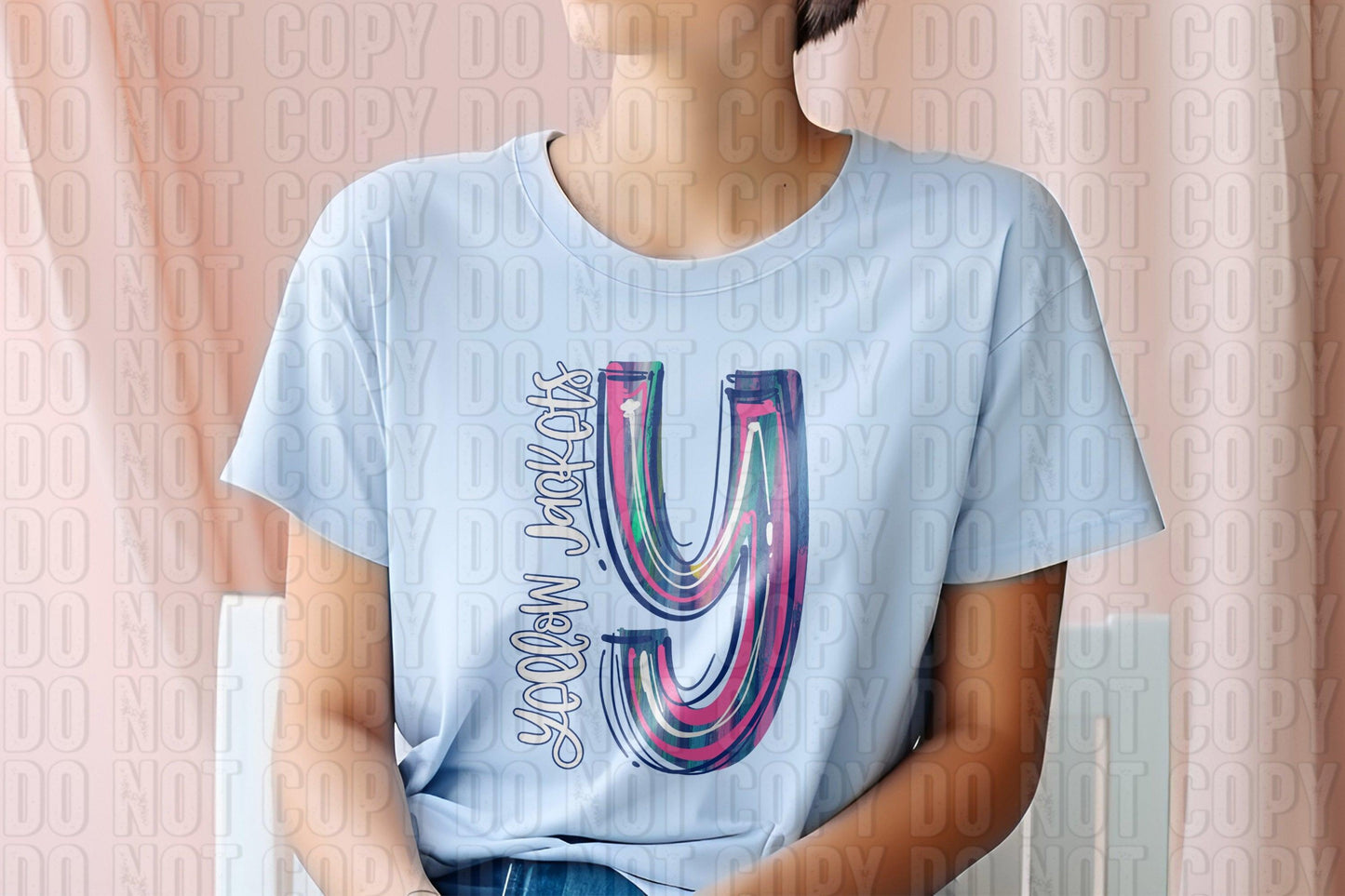 Splattered Painted Mascots DTF Transfer