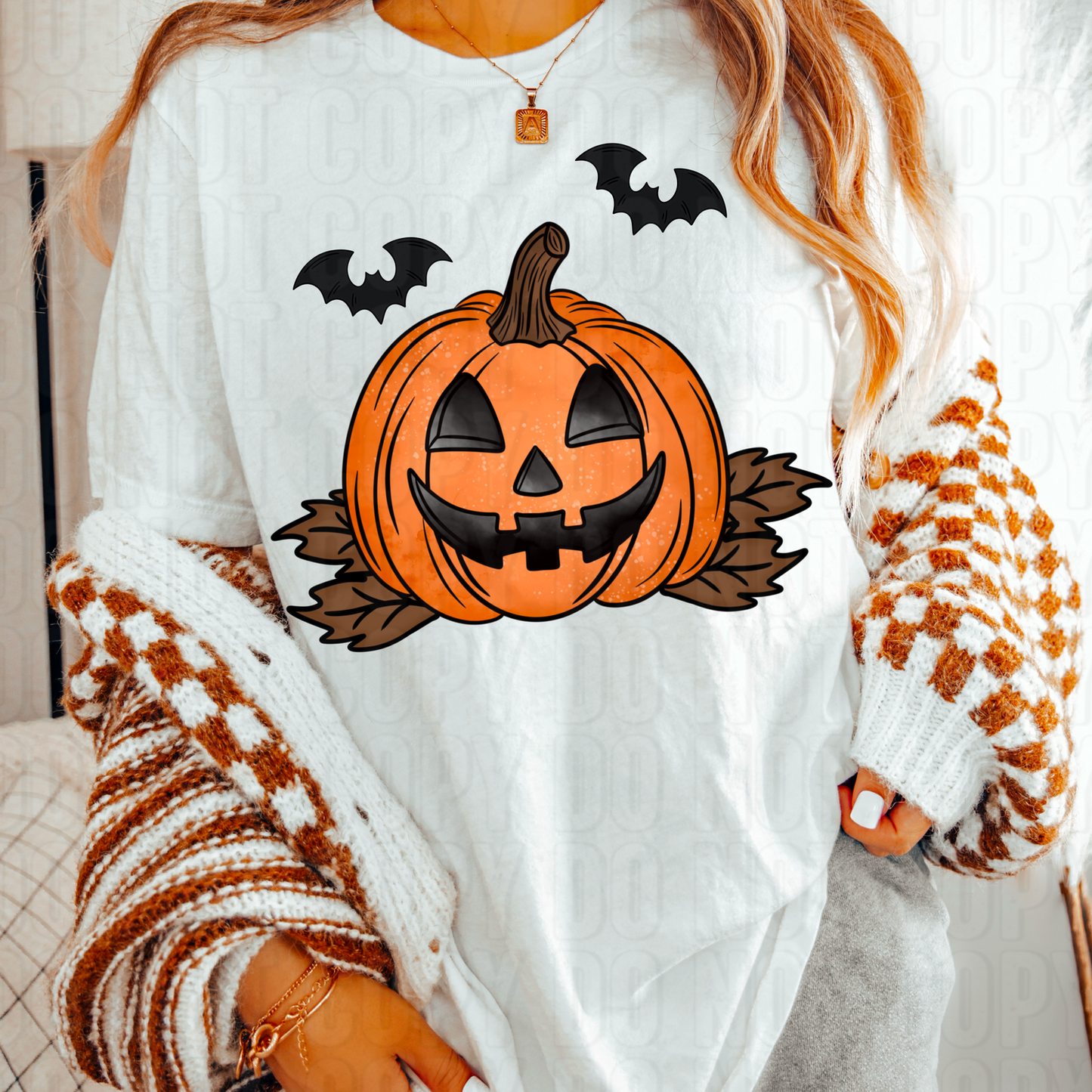 Spooky Pumpkin DTF Transfer