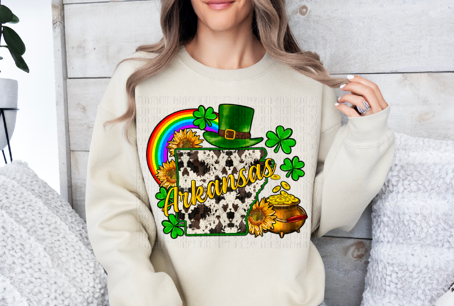 Arkansas St Patrick's Day DTF Transfer