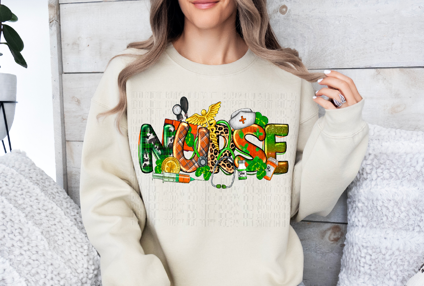 Nurse St Patrick's Day DTF Transfer