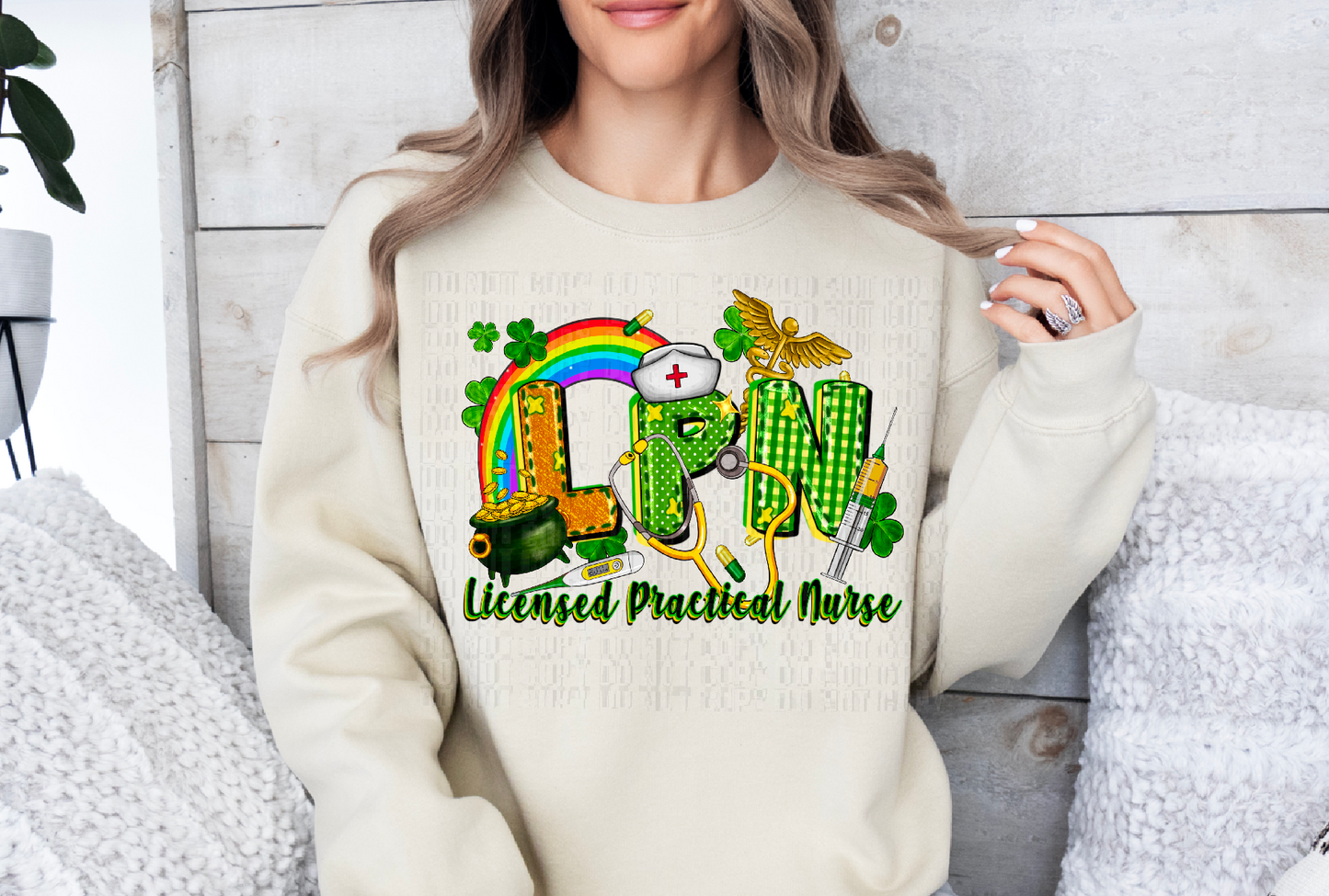 LPN St Patrick's Day DTF Transfer