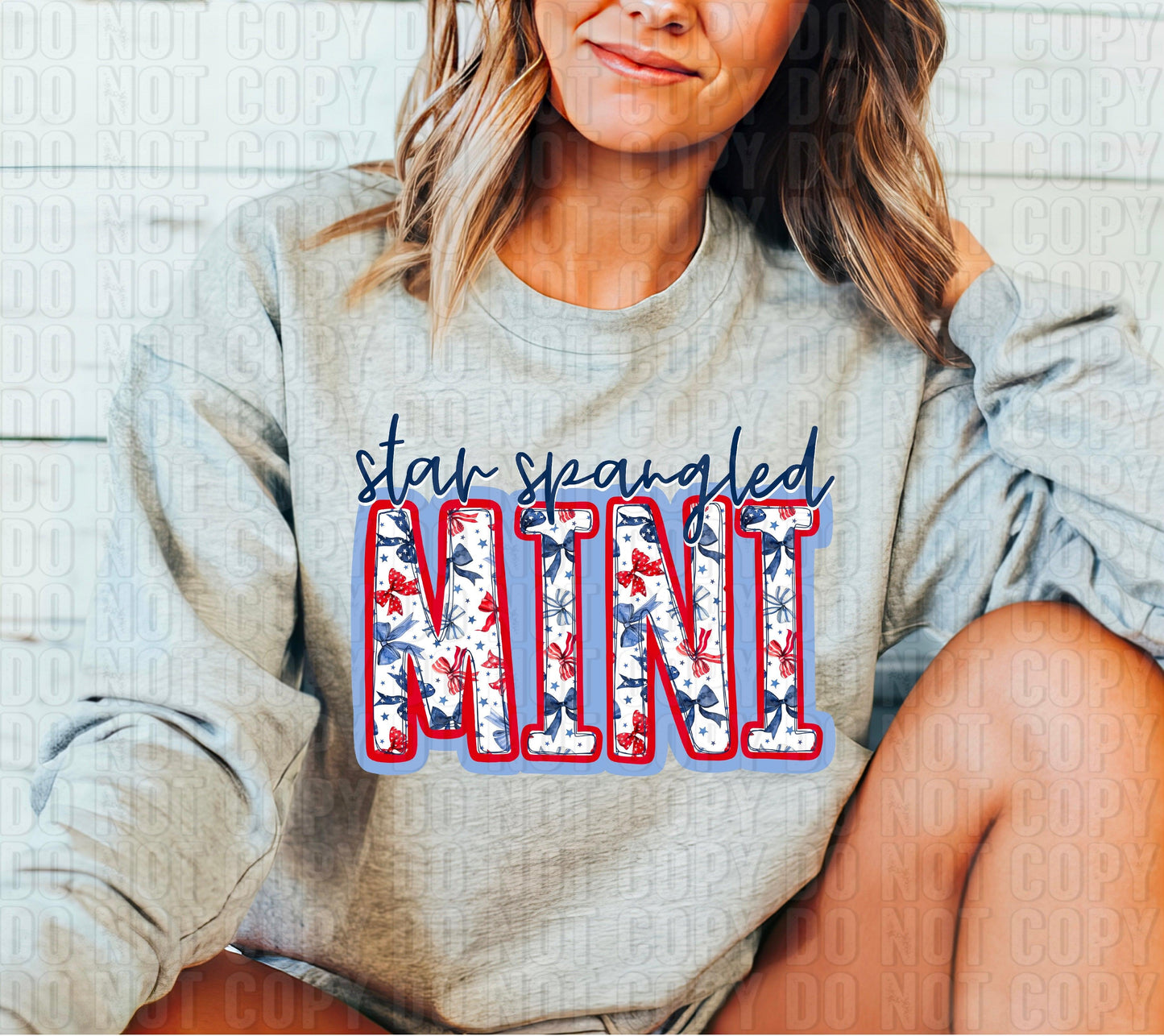 Star Spangled Mini Coquette Doodle DTF Transfer