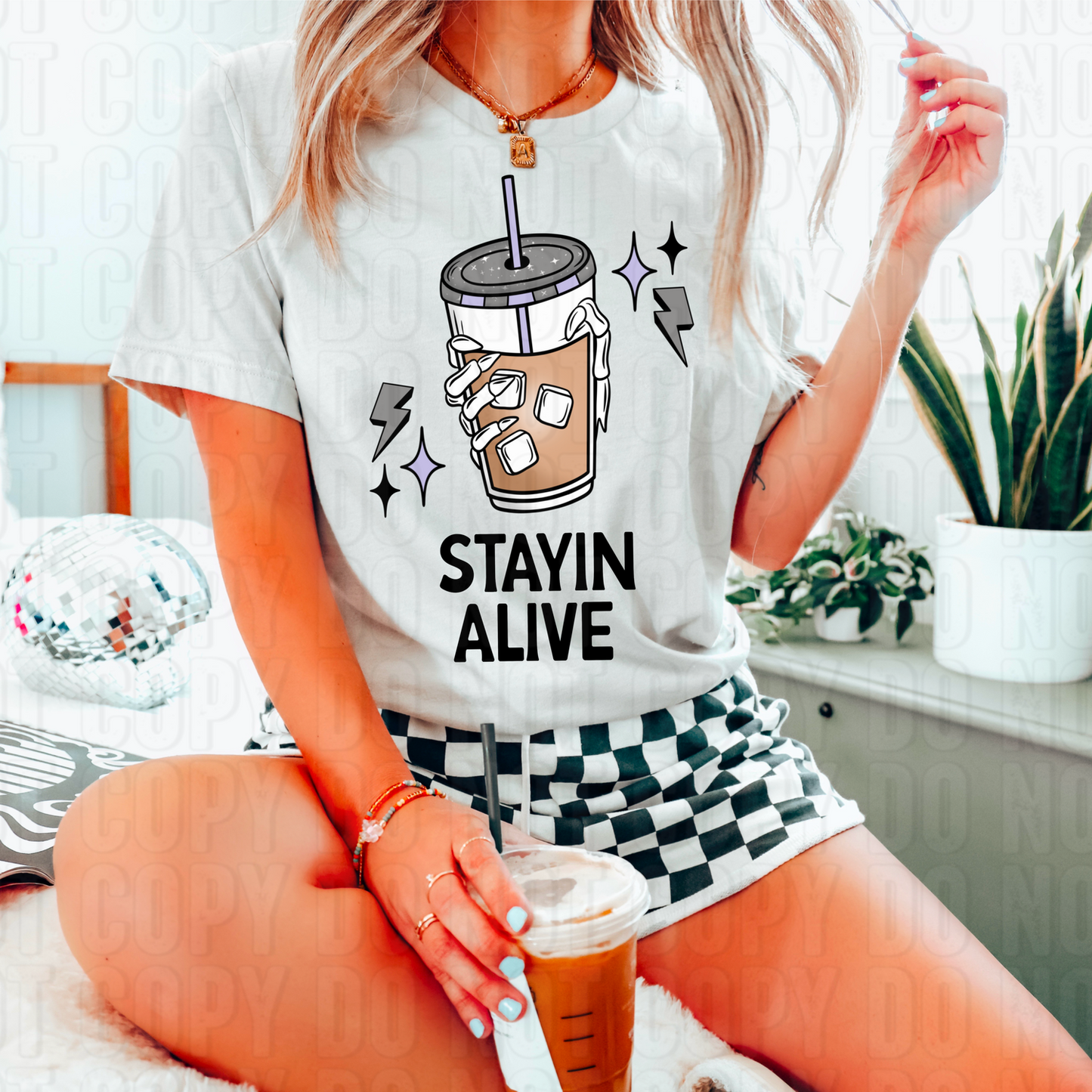 Stayin' Alive DTF Transfer