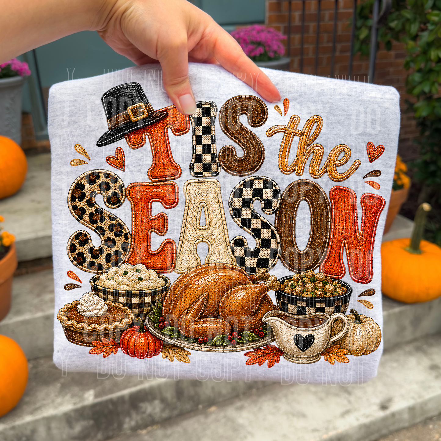 Tis The Season Fall Thanksgiving DTF Transfer