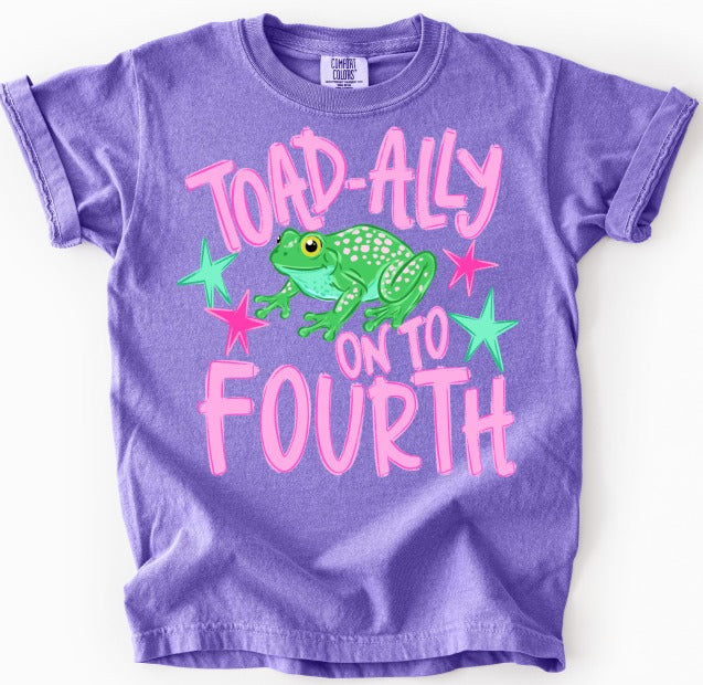 Toad-ally Onto Fourth Girl DTF Transfer