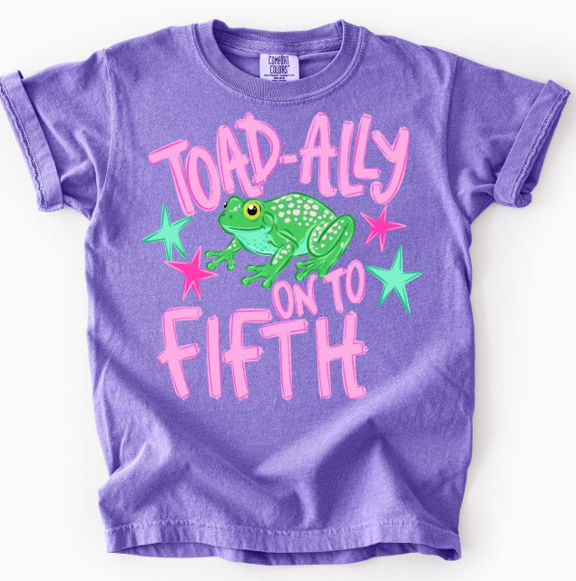 Toad-ally Onto Fifth Girl DTF Transfer