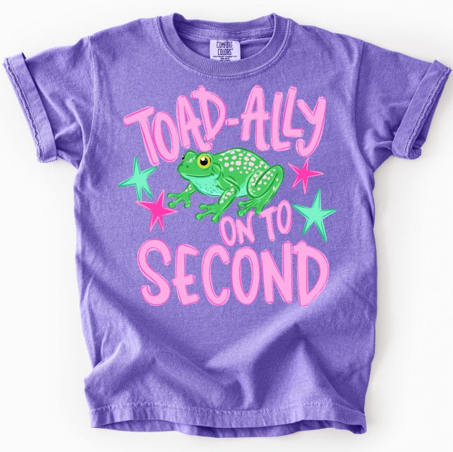 Toad-ally Onto Second Girl DTF Transfer