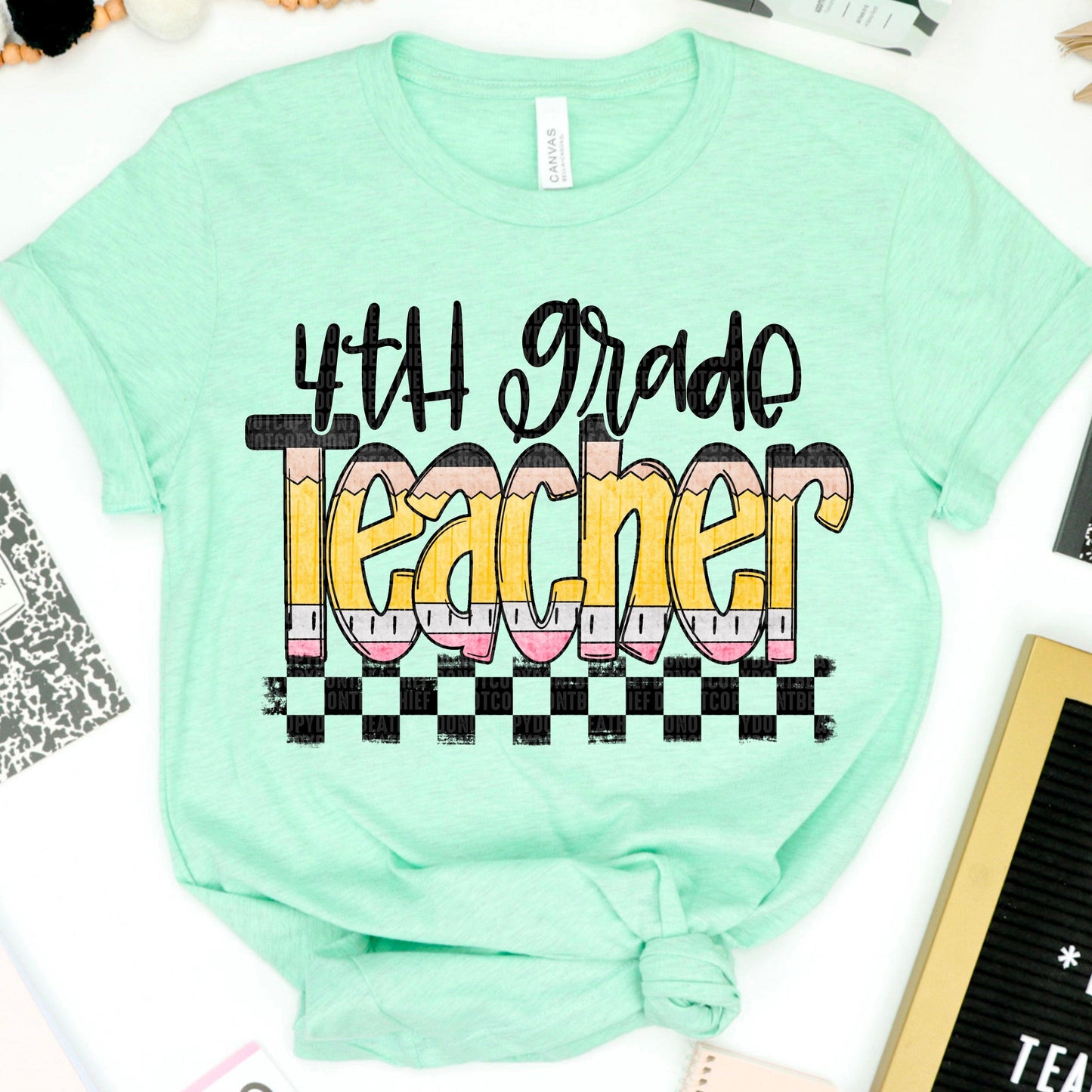 4th Grade Teacher DTF Transfer