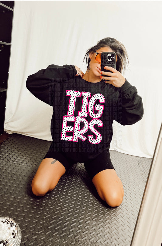 Tigers Dottie Loo Mascot DTF Transfer