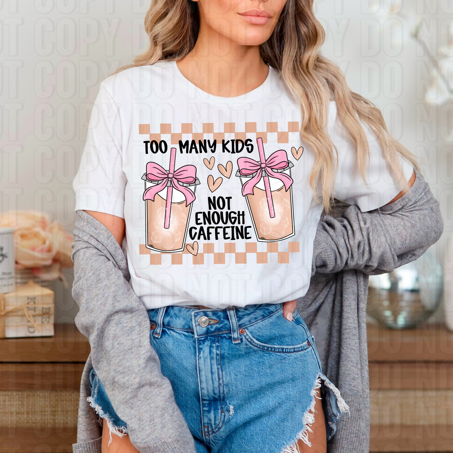 Too Many Kids DTF Transfer