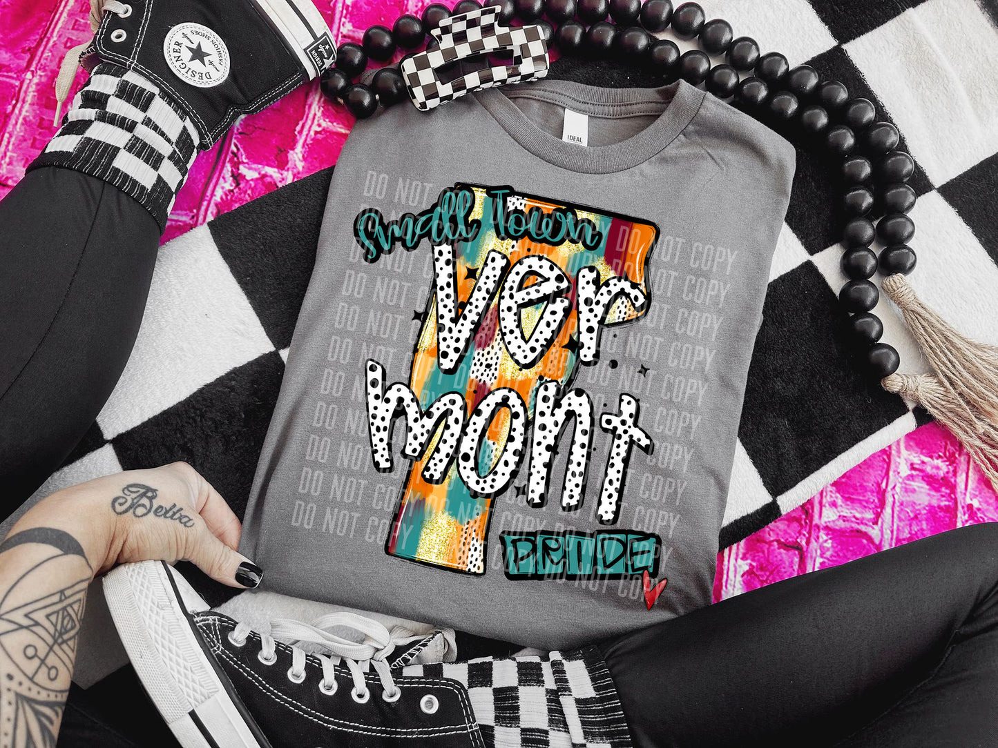 Vermont Brushstroke State Pride DTF Transfer
