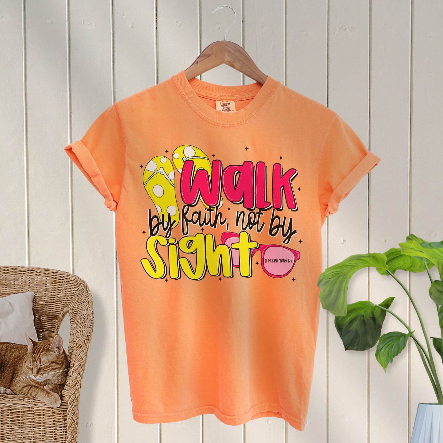 Walk By Faith Not By Sight Summer DTF Transfer