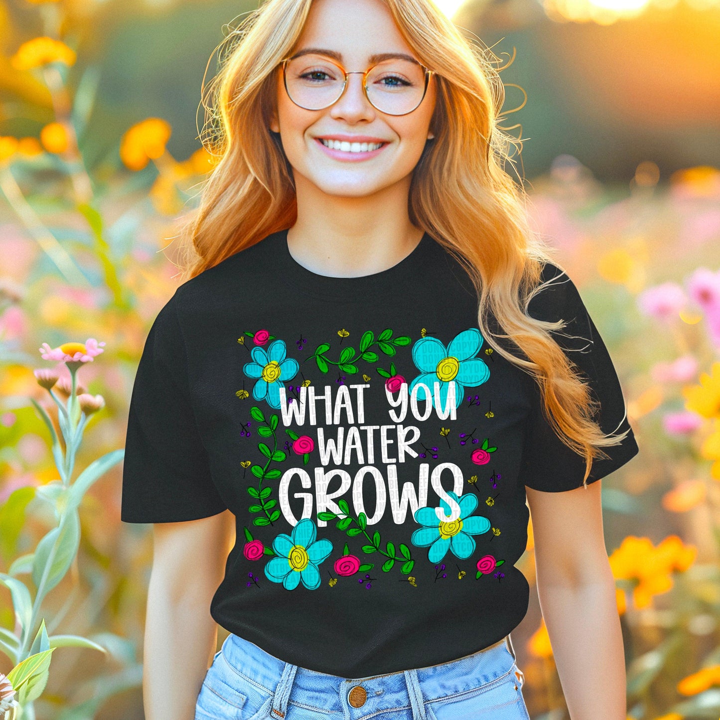 What You Water Grows DTF Transfer