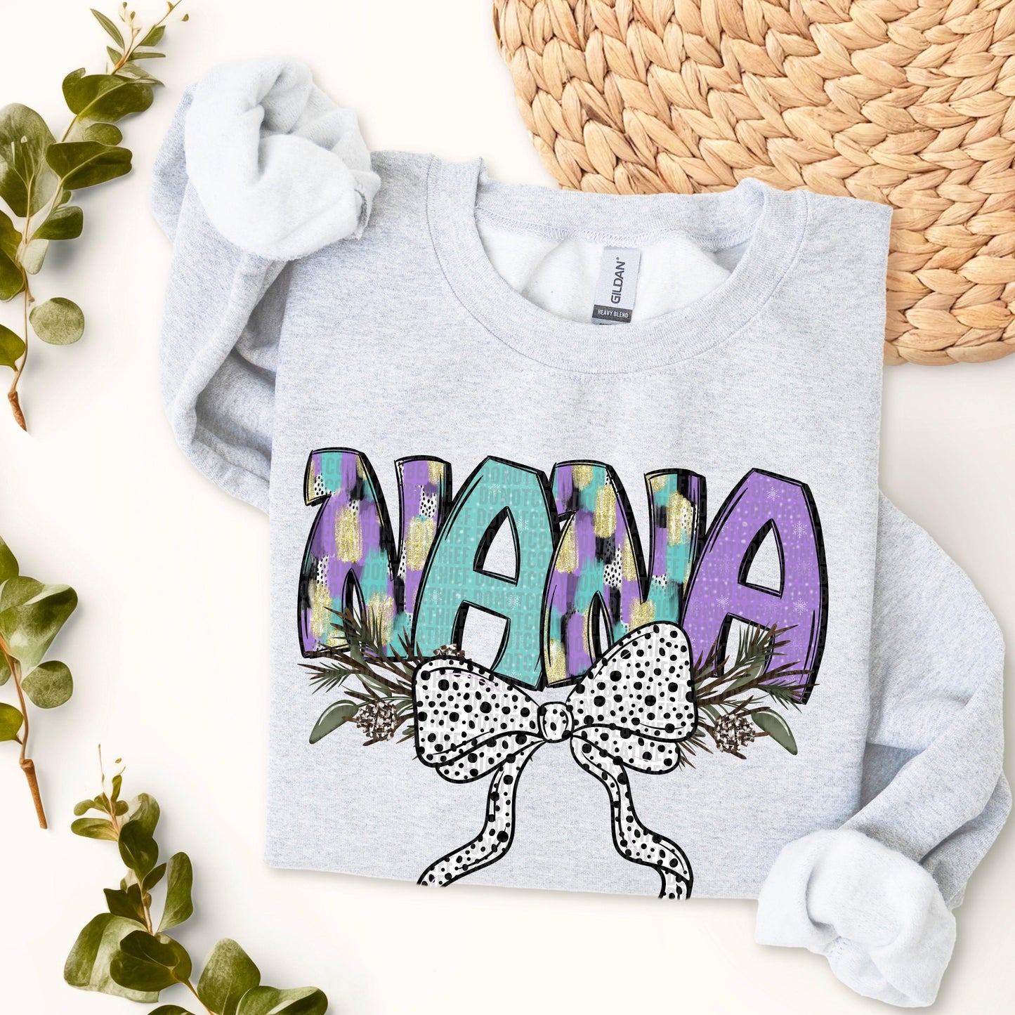 Nana Winter Name DTF Transfer