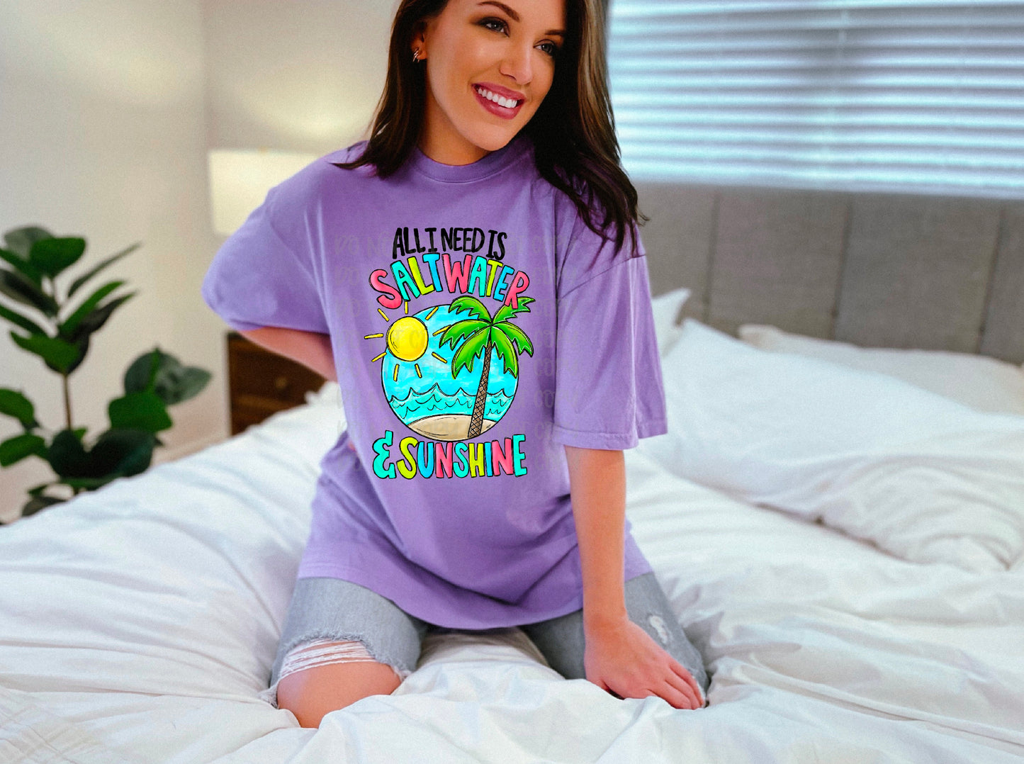 All I Need Is Salt Water and Sunshine DTF Transfer