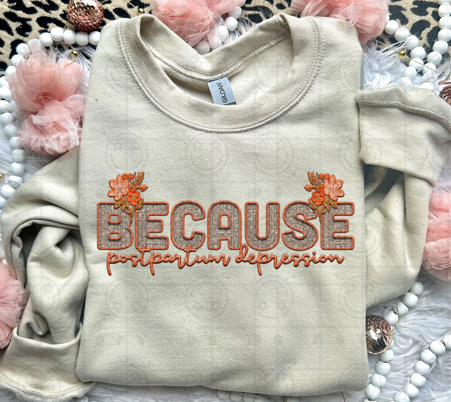 Because Postpartum Depression DTF Transfer