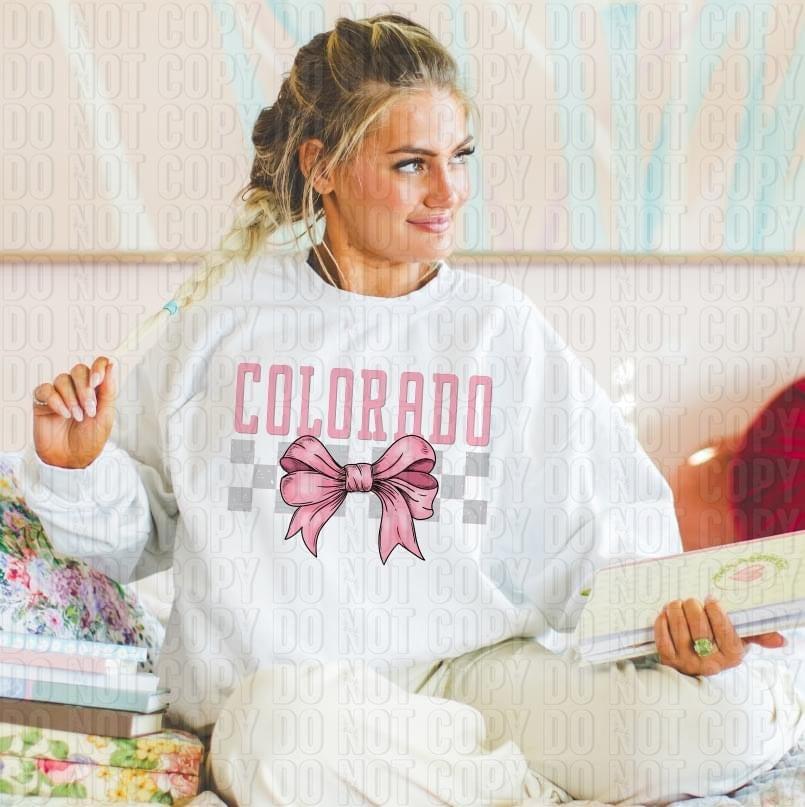 Coquette Bow States DTF Transfer