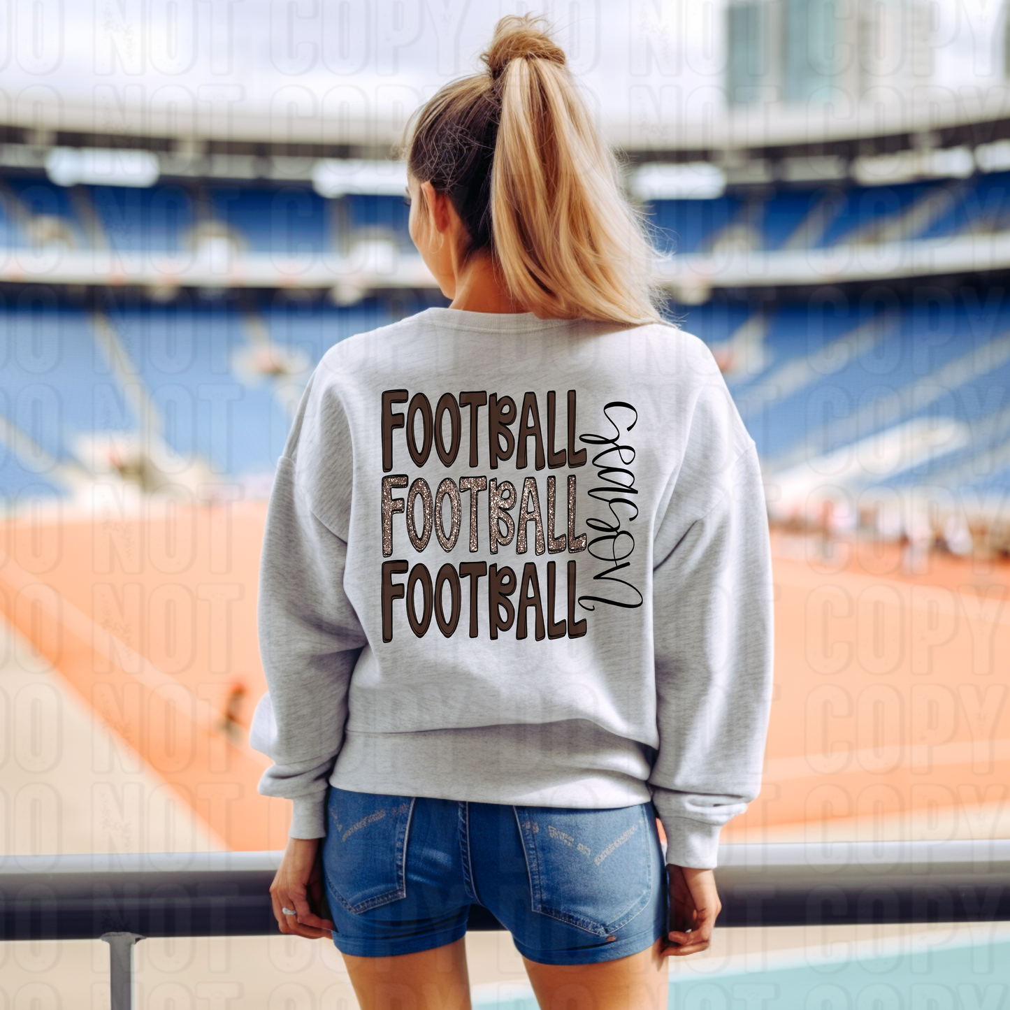 Football Season Stacked DTF Transfer
