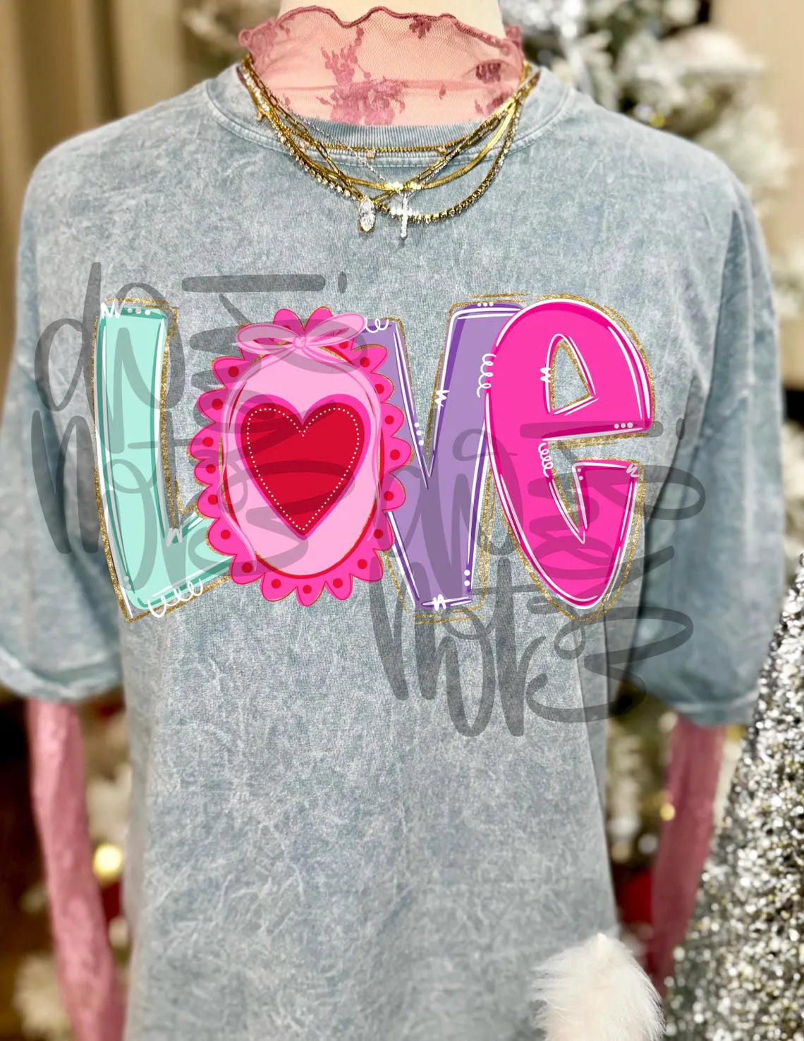 Love Doodle DTF Transfer