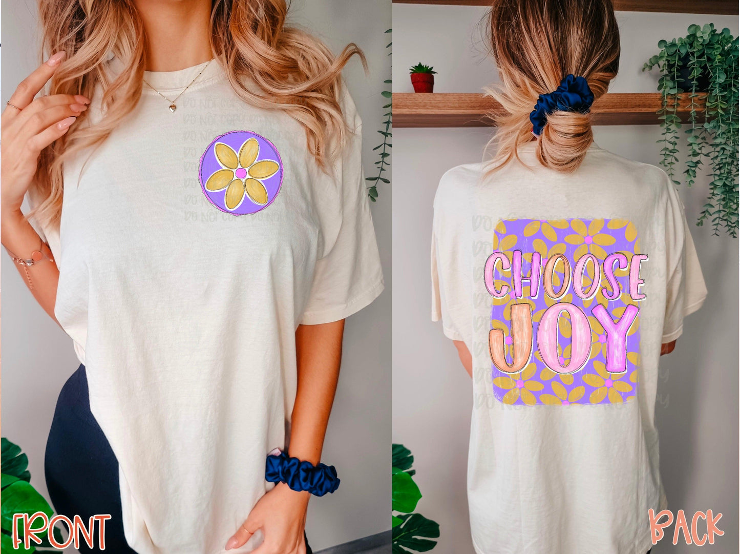 Choose Joy Front/Back DTF Transfer