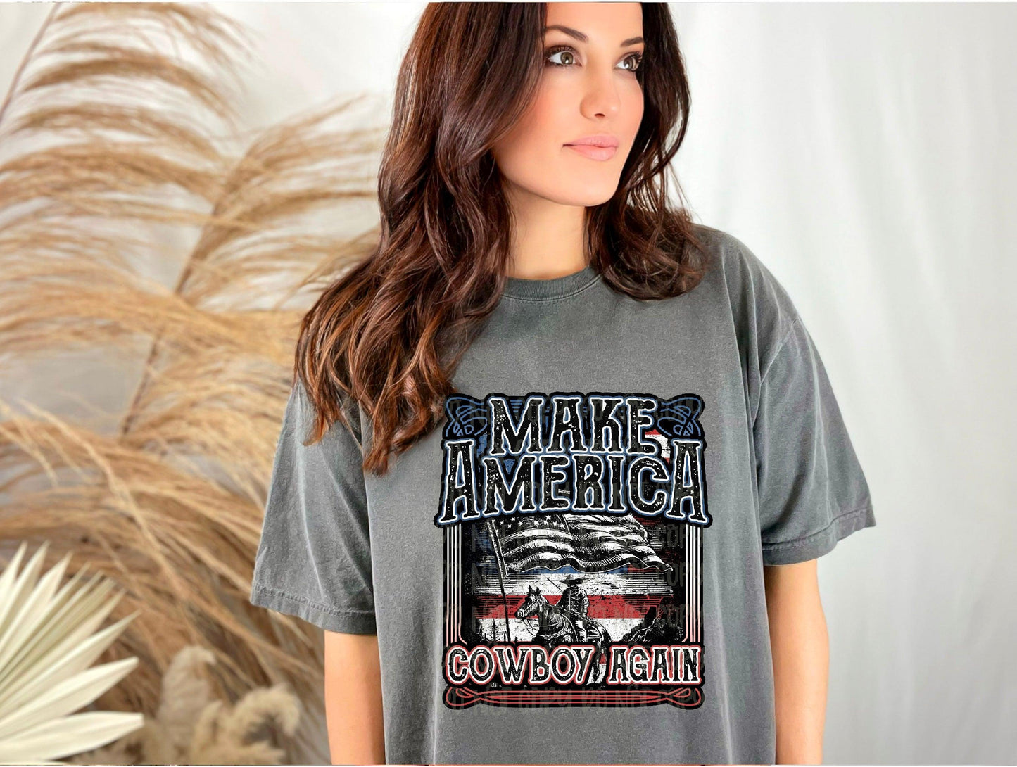 Make America Cowboy Again DTF Transfer