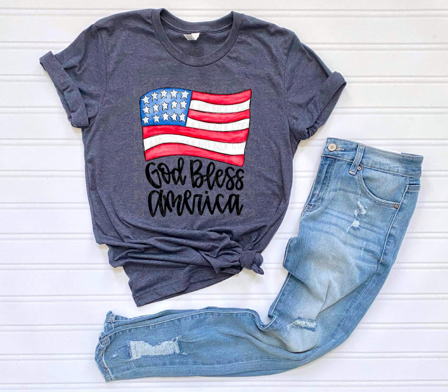 God Bless America DTF Transfer