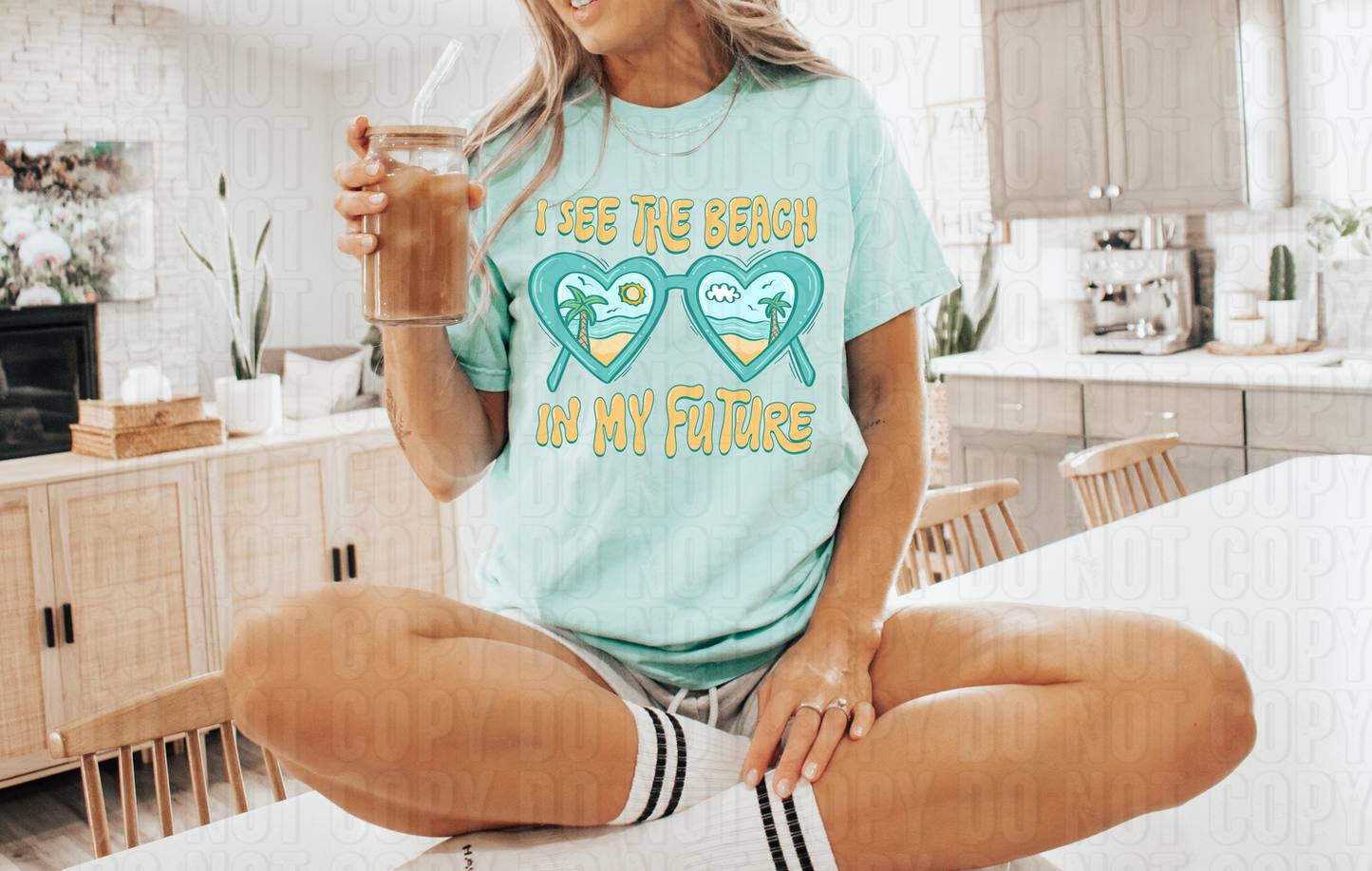 I See The Beach In The Future DTF Transfer
