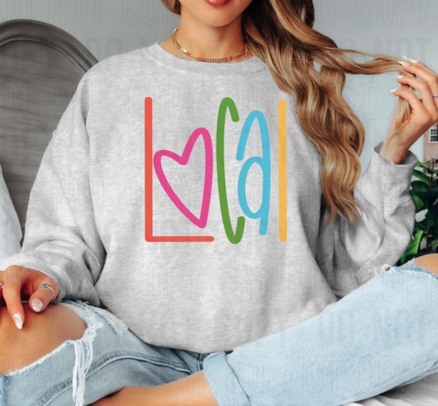 Local Lettering DTF Transfer