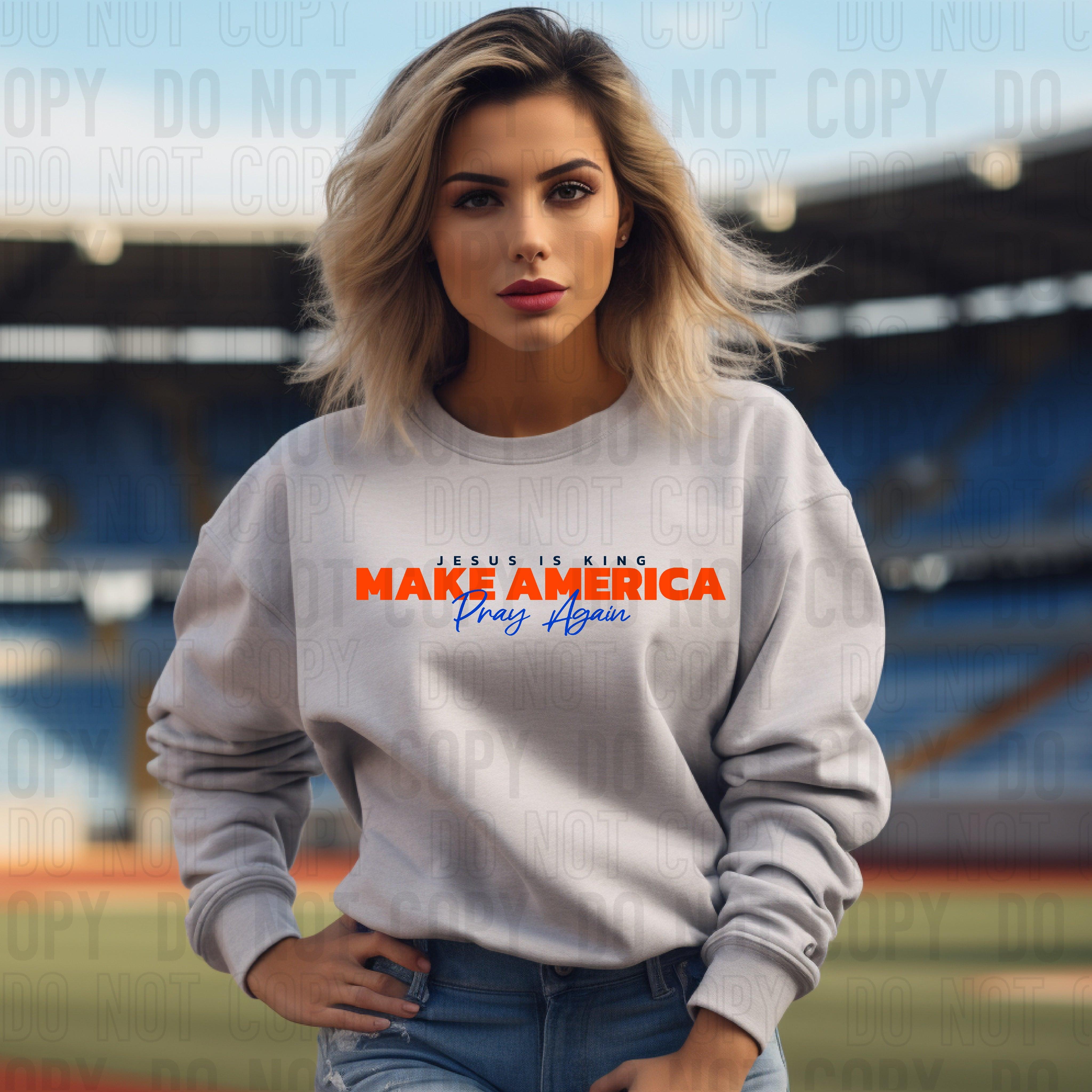 Make America Pray Puff Sweatshirt main image 0