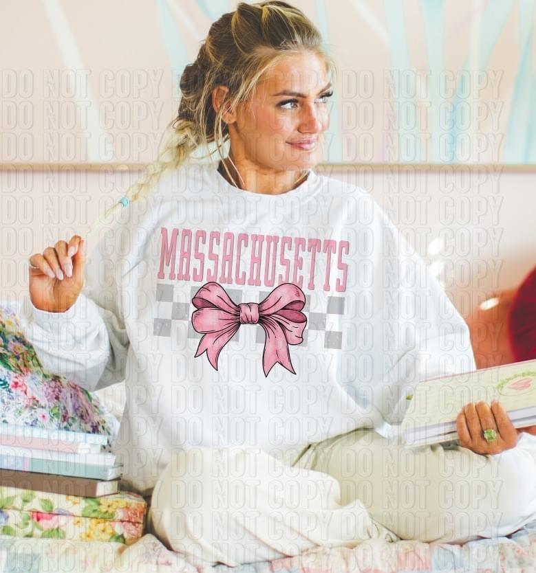 Coquette Bow States DTF Transfer
