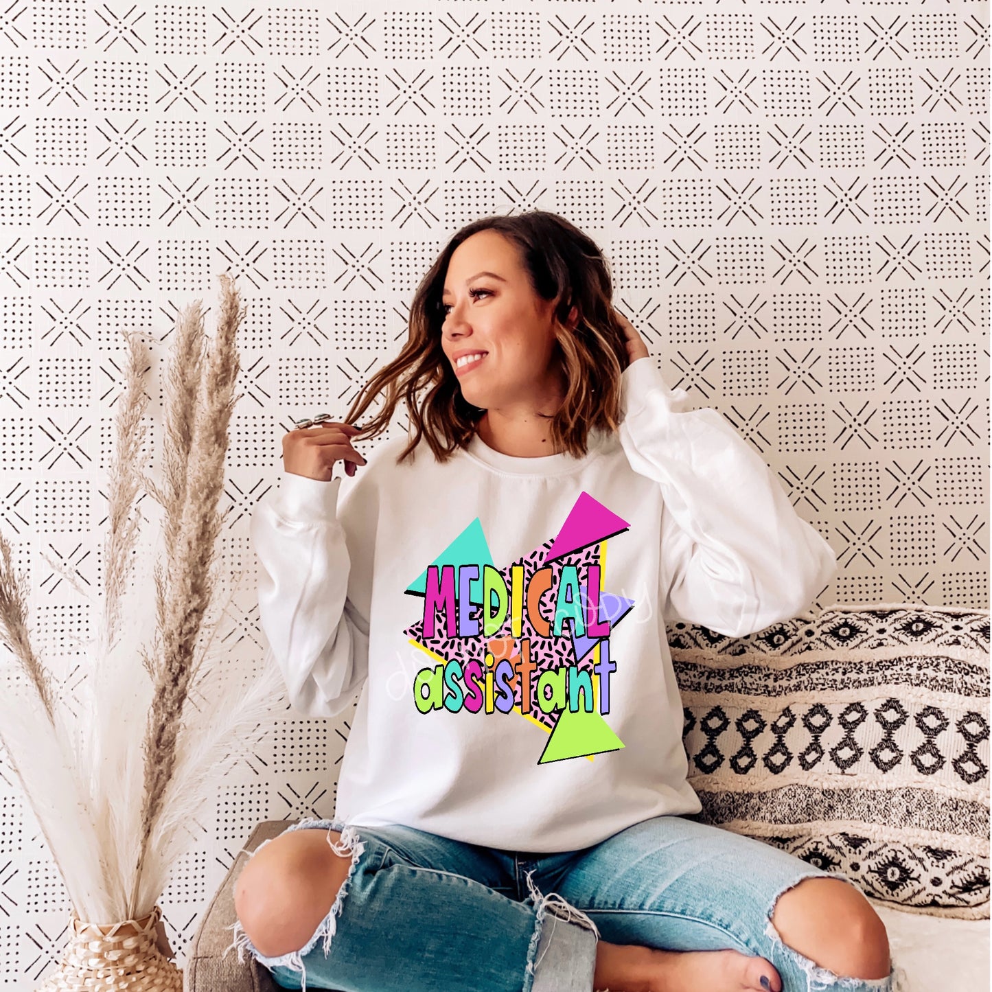 90s Theme Medical Assistant DTF Transfer