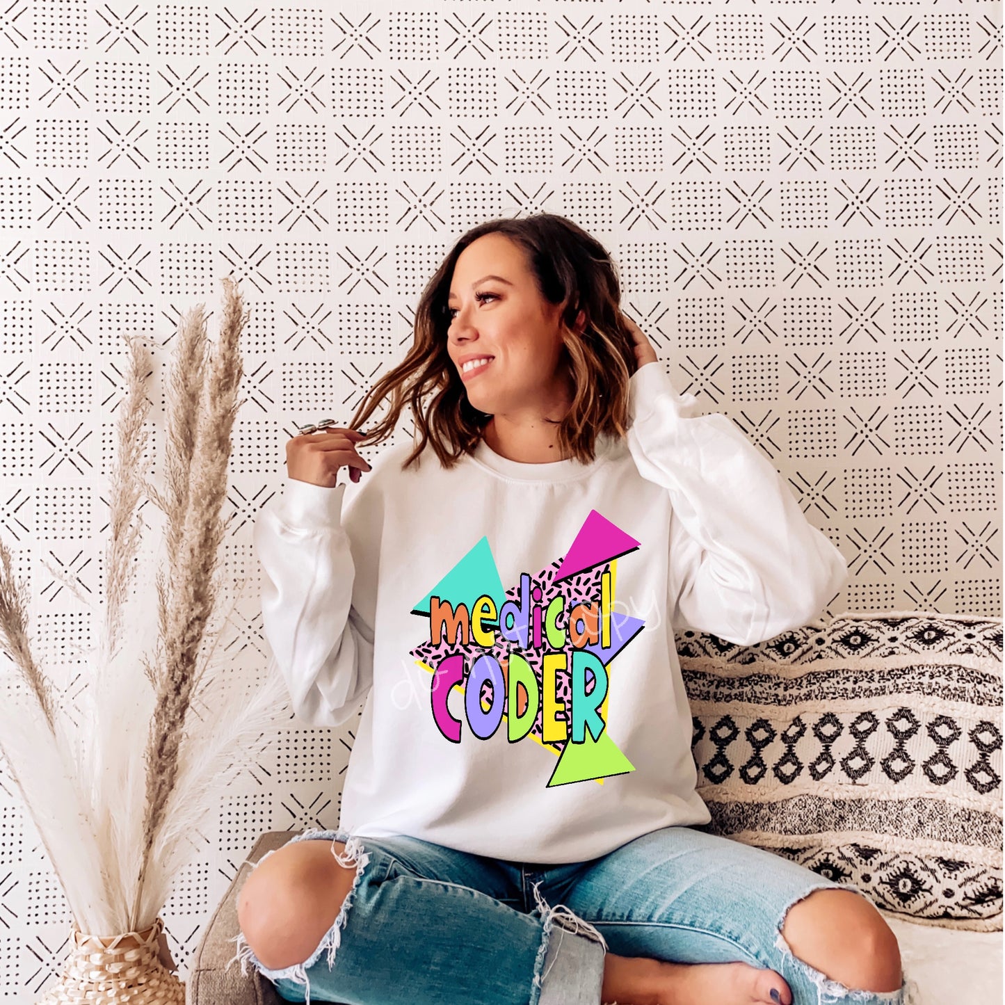 90s Theme Medical Coder DTF Transfer