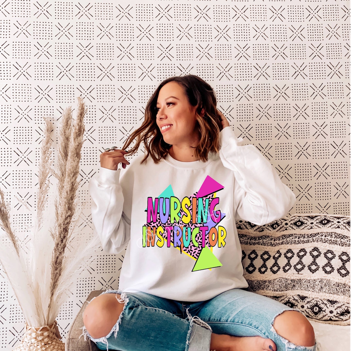 90s Theme Nursing Instructor DTF Transfer