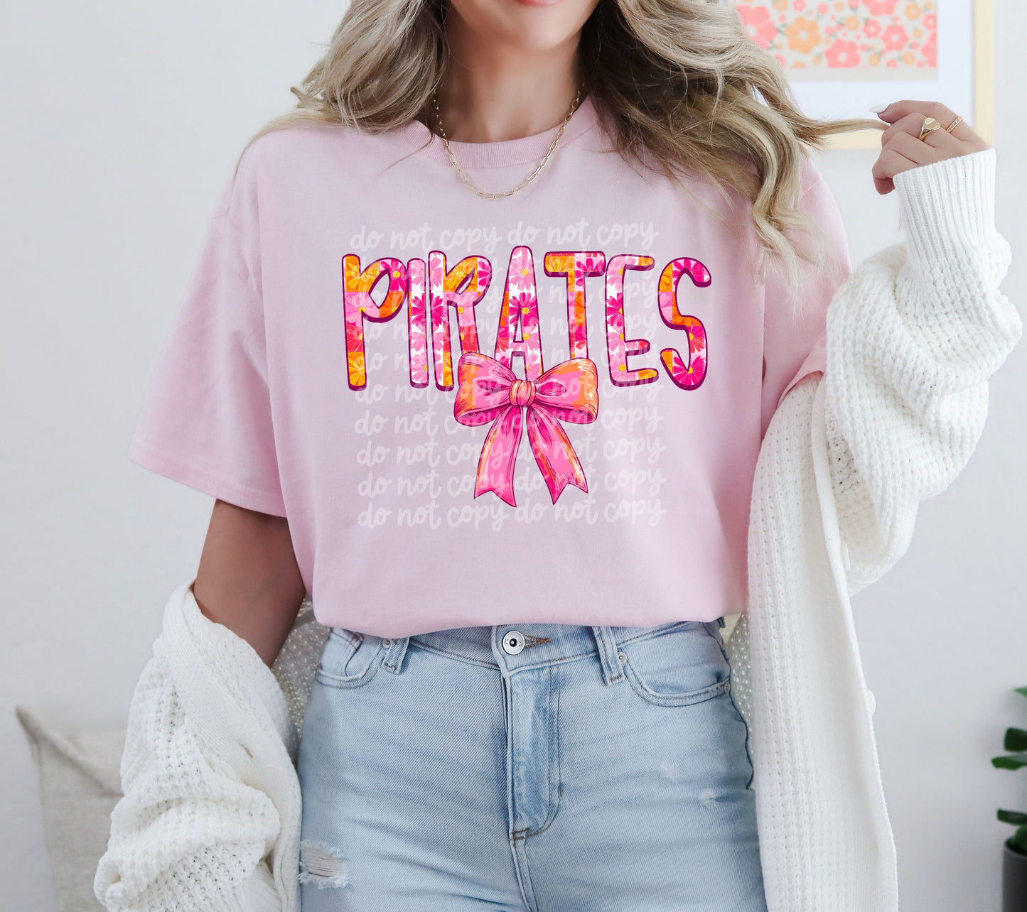 Pirates Bright Spring Mascot DTF Transfer