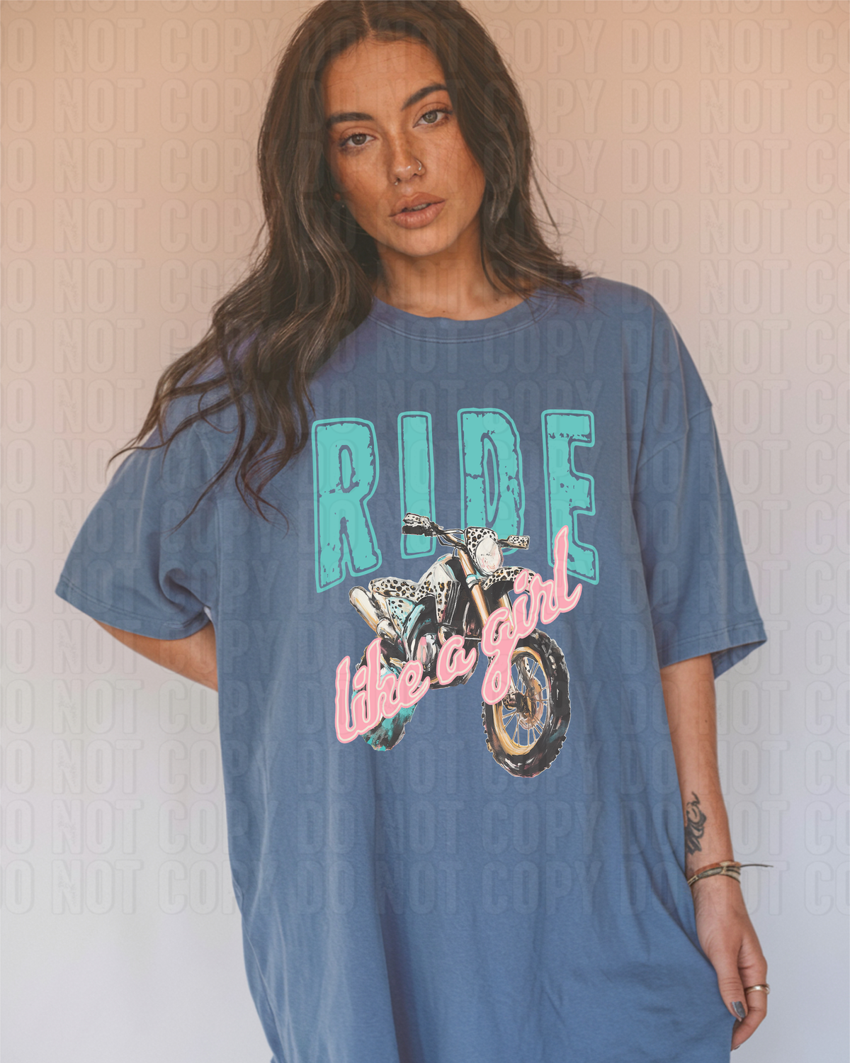 Ride Like A Girl DTF Transfer