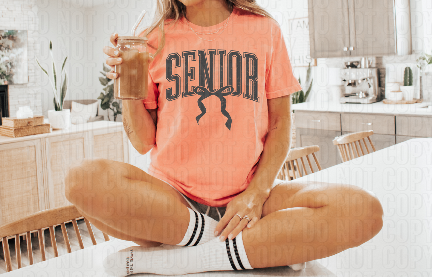Senior With Coquette Bow DTF Transfer