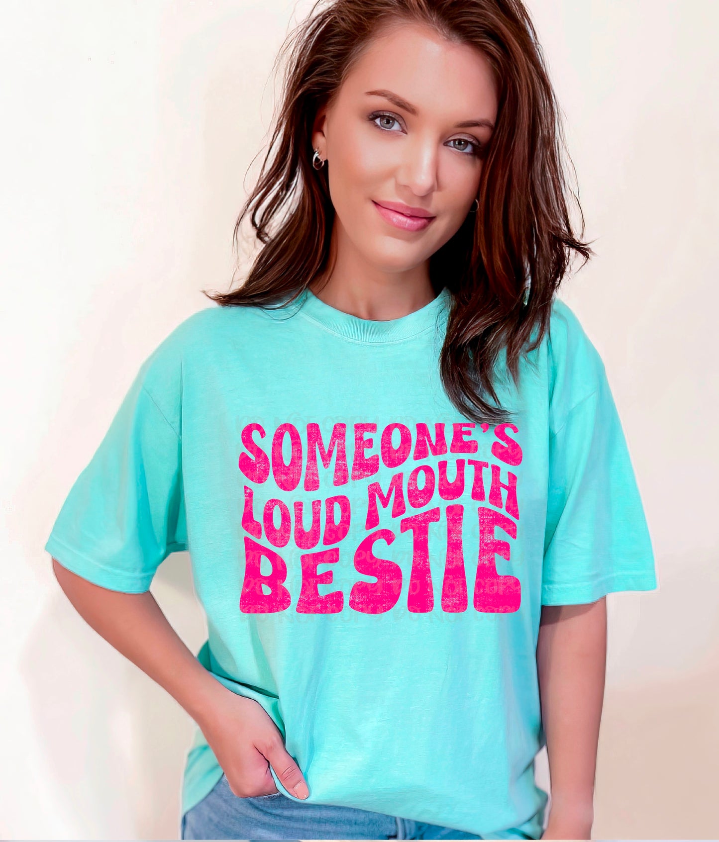 Someone's Loud Mouth Bestie DTF Transfer