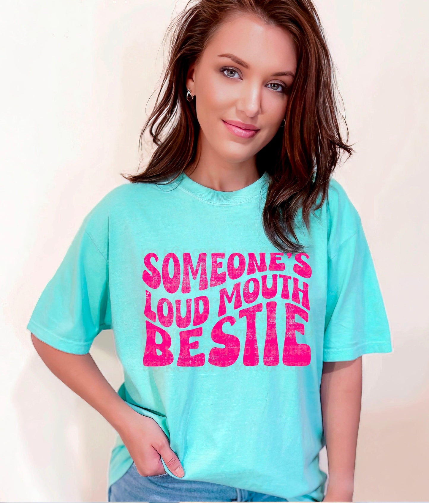 Someone's Loud Mouth Bestie DTF Transfer
