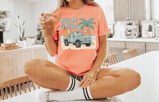 Take Me To The Beach DTF Transfer