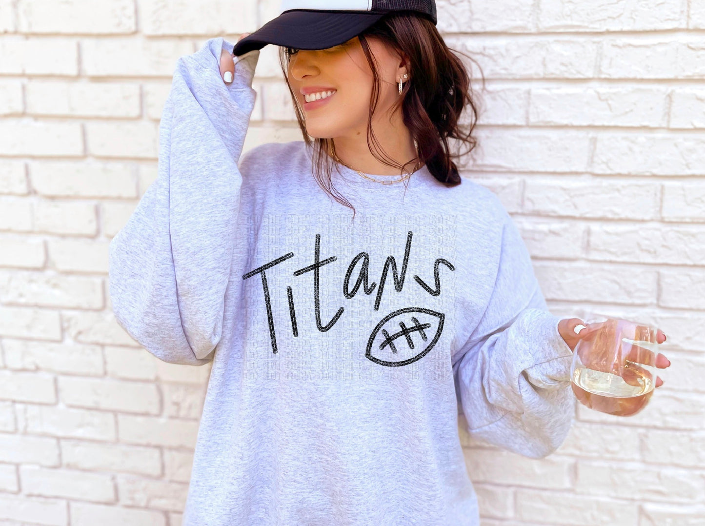 Titans Football Handwritten DTF Transfer