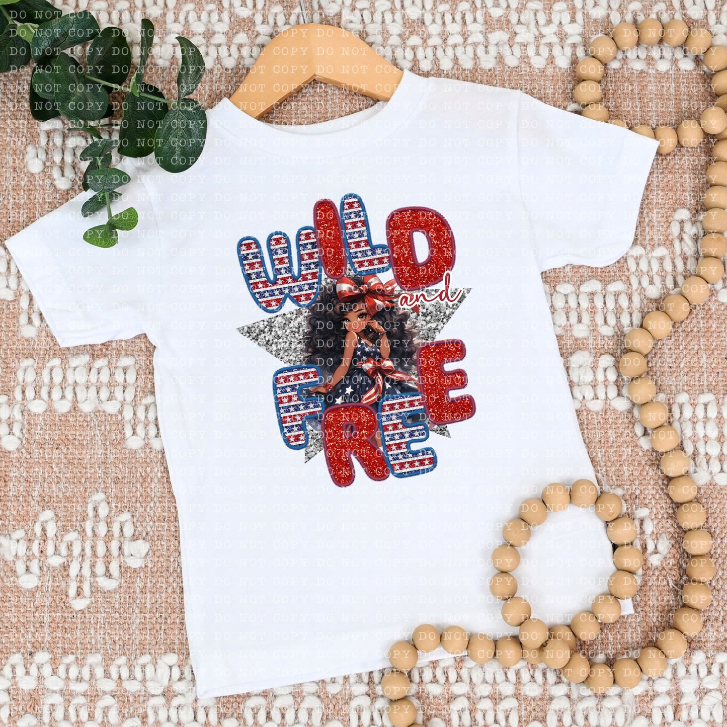 Wild And Free DTF Transfer