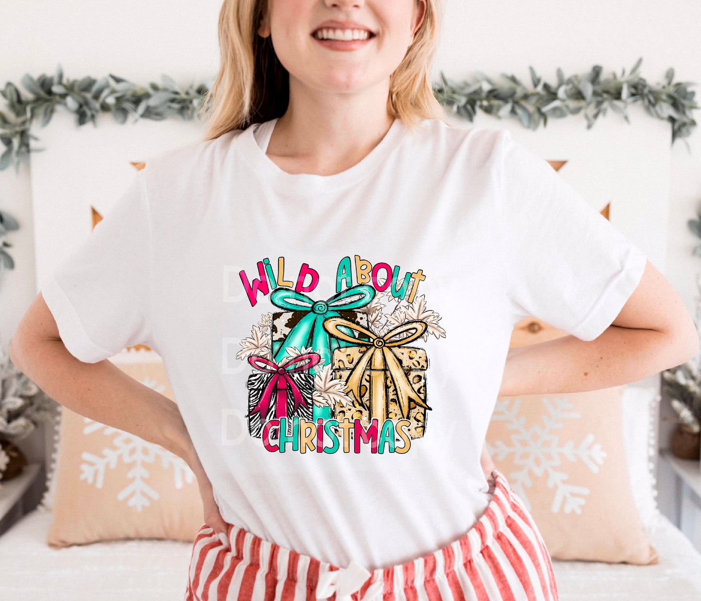 Wild About Christmas DTF Transfer