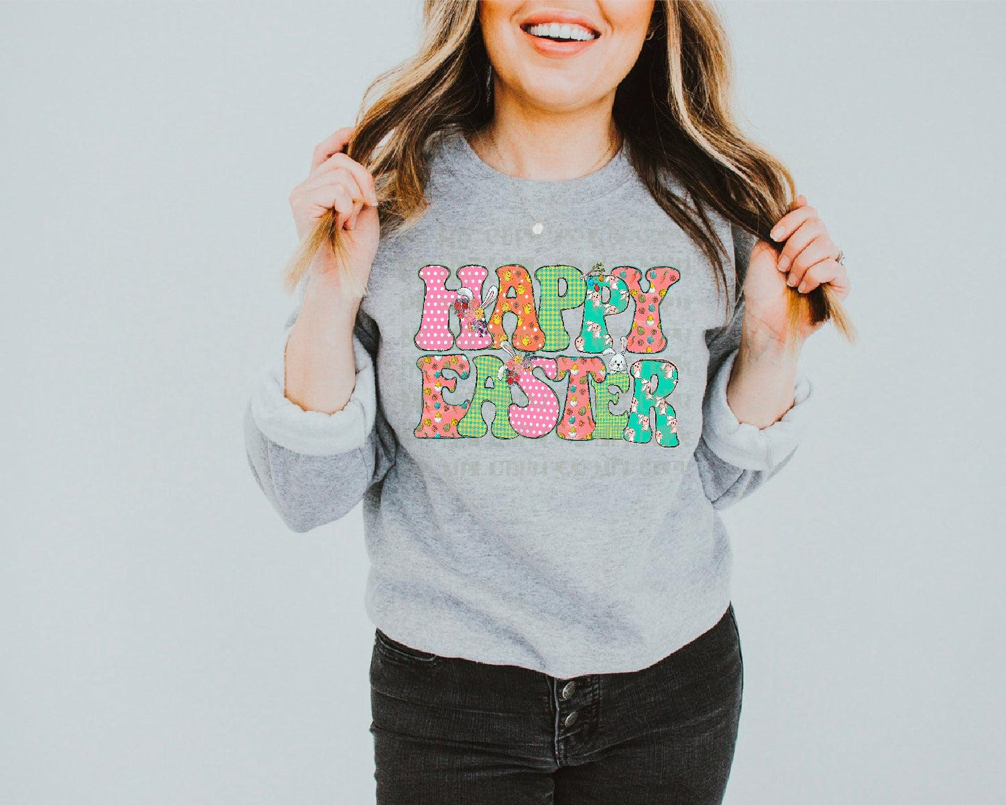 Happy Easter DTF Transfer