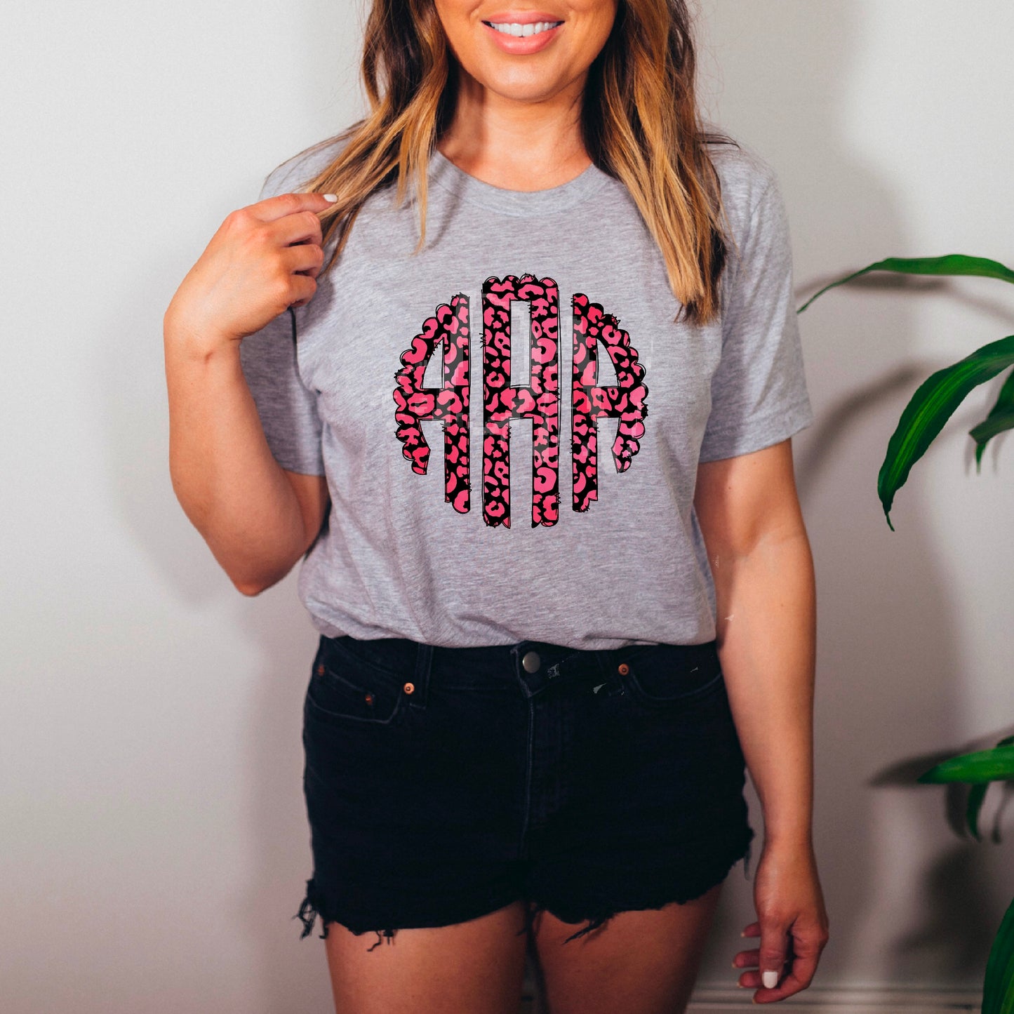 Valentine’s Monogram Leopard Digital Download