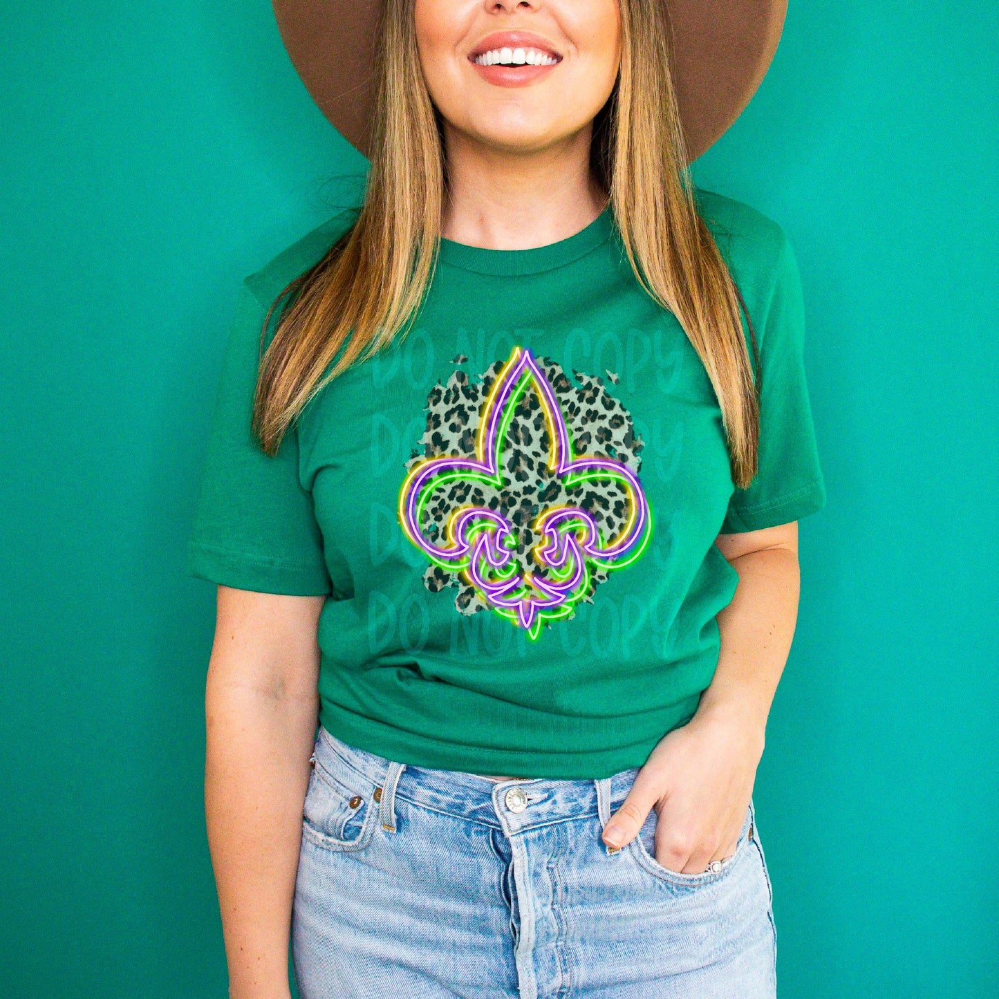 Leopard Fleur De Lys DTF Transfer